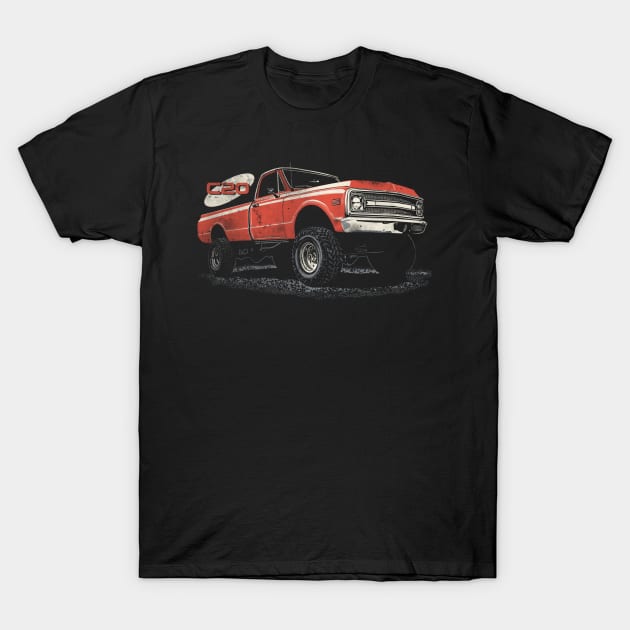 Chevy c20 T-Shirt by Saturasi